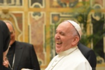Lors de l'audience privée du Pape François aux membres de RENATE (7 novembre 2016).